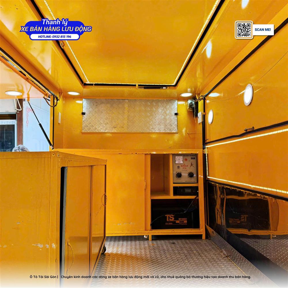 Nội thất trong thùng xe Food Truck